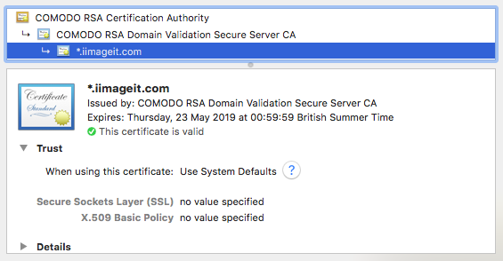 SSL Issue Resolved